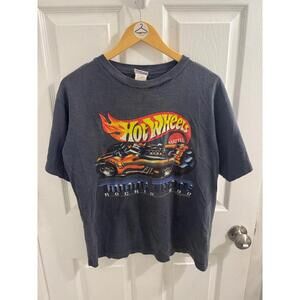 Vtg 1998 Hot Wheels T Wang Thang Rockin Rod T-shirt Mens 1990s Toy Promo Tee
